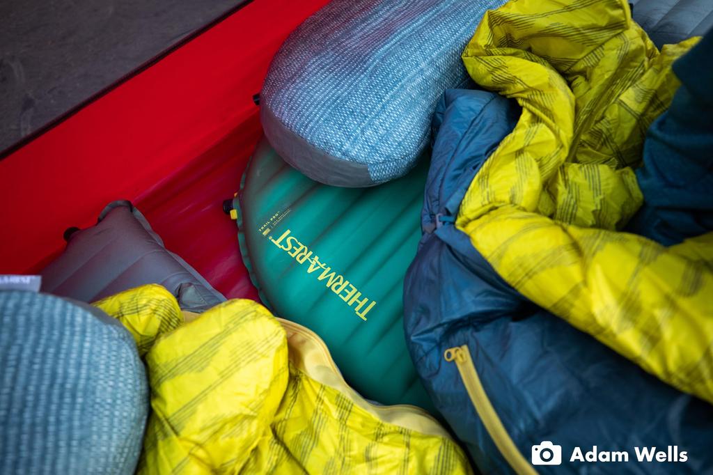 Airhead Кемпинг Путешествия Обычный 11 x Синий Тканый Therm-a-Rest и Подушка, - 15,5 дюймов,