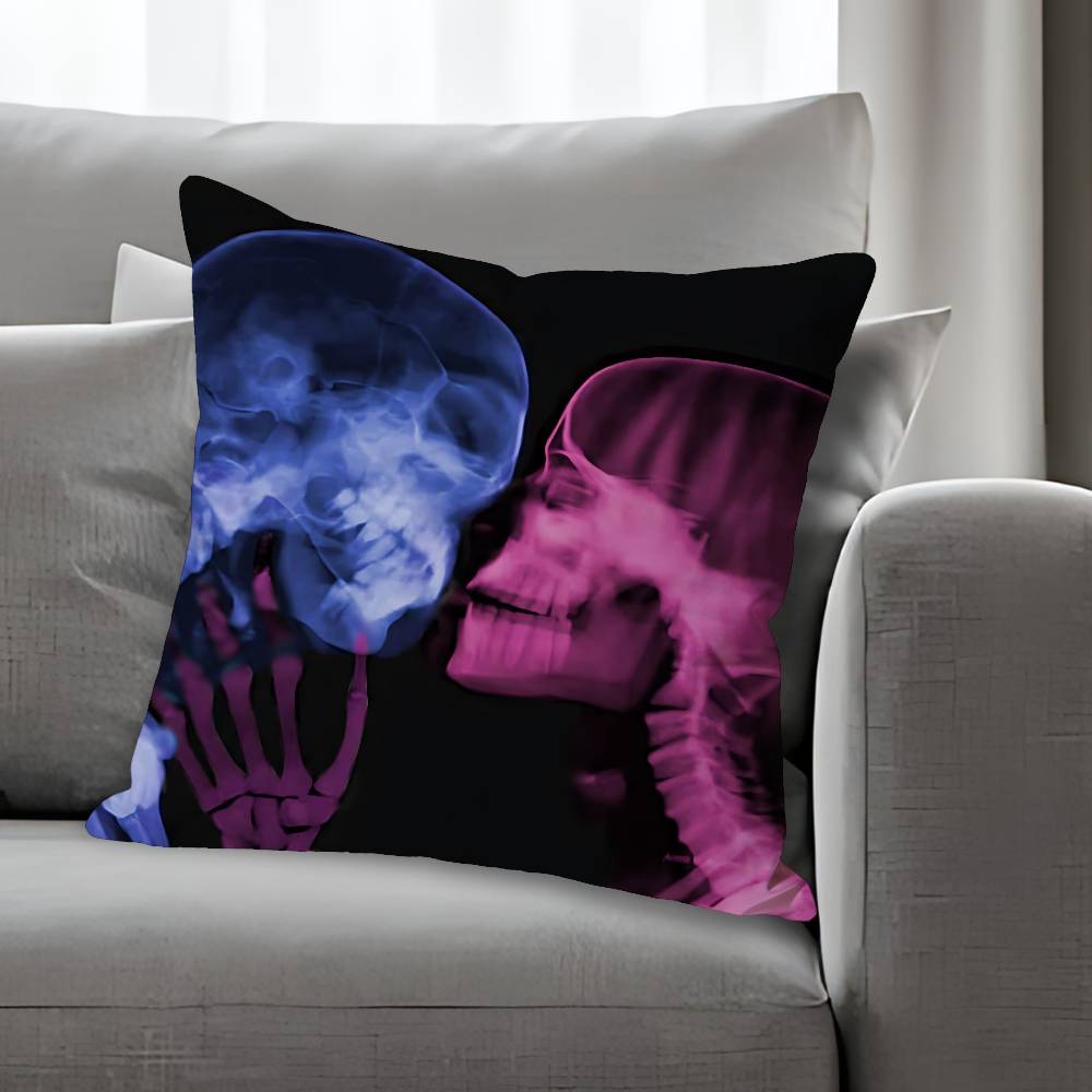 TTv Girl Who Really Cares Anime Celebrity Merchandise AllMatch Printed Pillow Case Sofa Car Office Room Decoration Protector