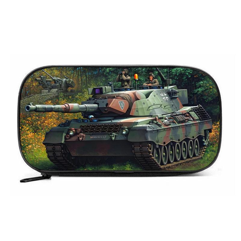 Пенал Tank KV44 большого объема - износостойкий Оксфордский тканевый пенал-органайзер для мальчиков