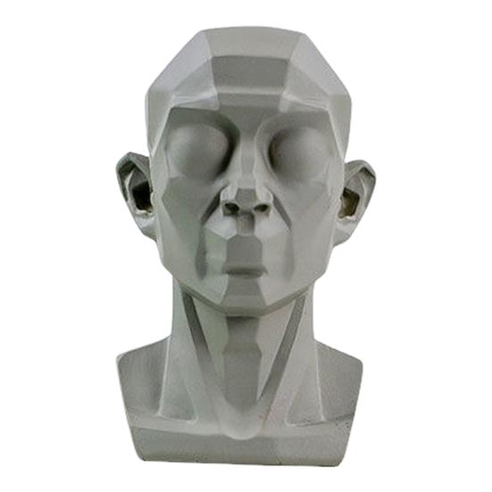Generic Planar Head Model for Drawing Resin Skull Sculpture with Detailed Muscle Structure Art Study Tool for Sketching Anatomy Learning