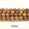 Круглые бусины из золотого сандала - Свободные деревянные бусины для DIY буддийских украшений и аксессуаров
