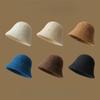 Women's Premium Knit Fisherman Bucket Hat Simple Outdoor Sun Hat for Autumn Winter Stylish Versatile Comfortable Essential
