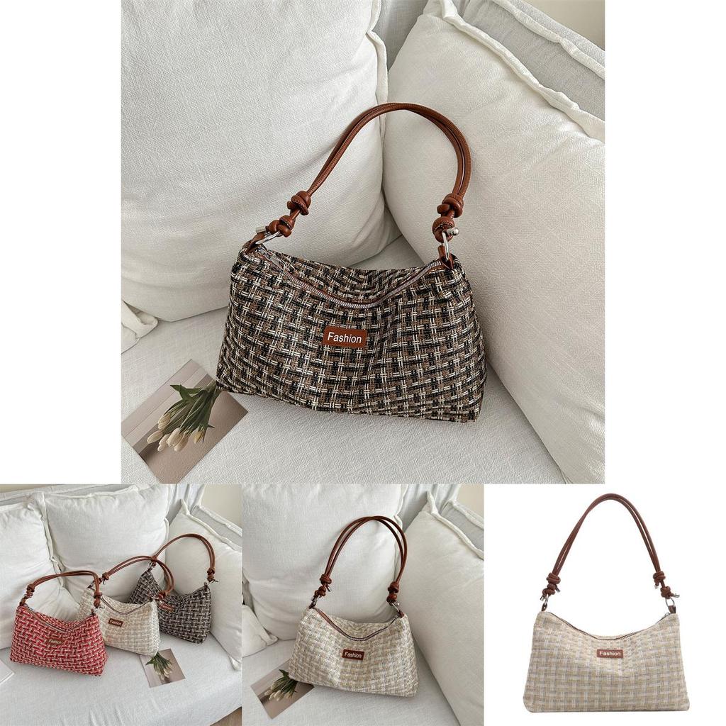 Stylish Small Square Bag For Women Chic Casual Crossbody With Unique Weave Design