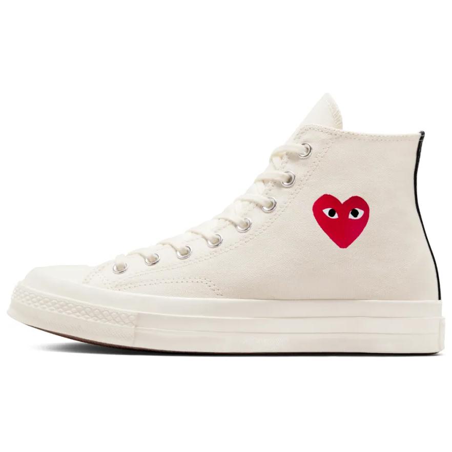 Кеды Chuck 70 Comme des Garçons Play x Chuck 70 Converse High 'Single Heart - Milk' A08800C