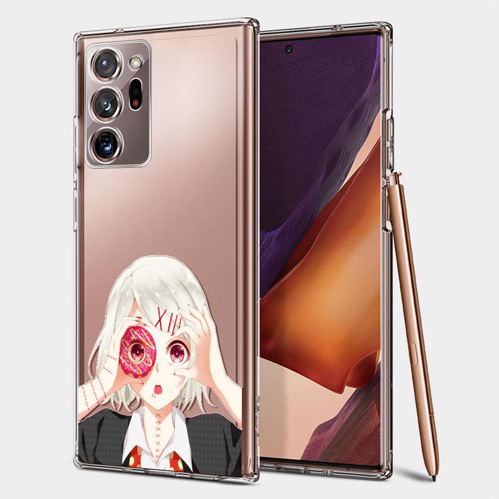 Прозрачный чехол с изображением аниме «Токийский гуль» для Samsung Galaxy Note 10 Lite 20 Ultra 9 8 S21 Plus S20 FE S10 S9 S8, силиконовый чехол для телефона