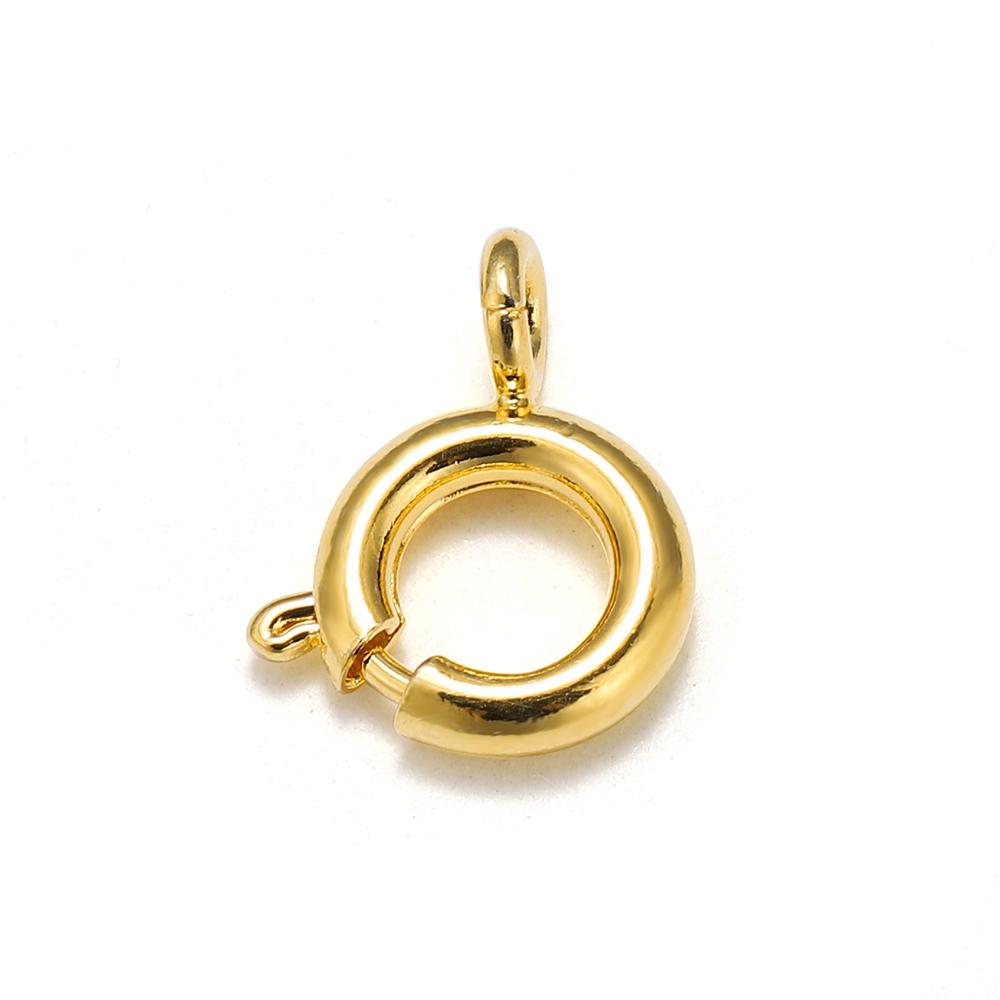 2 шт. пружинная застежка с открытым соединительным кольцом, ювелирные изделия, застежка-коннектор для цепочки, ожерелья, браслета, изготовления ювелирных изделий