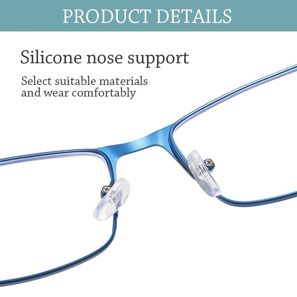 New Fashion Metal Square Ultra Light Myopia Glasses Eyeglasses Blue Light Blocking Vision Care