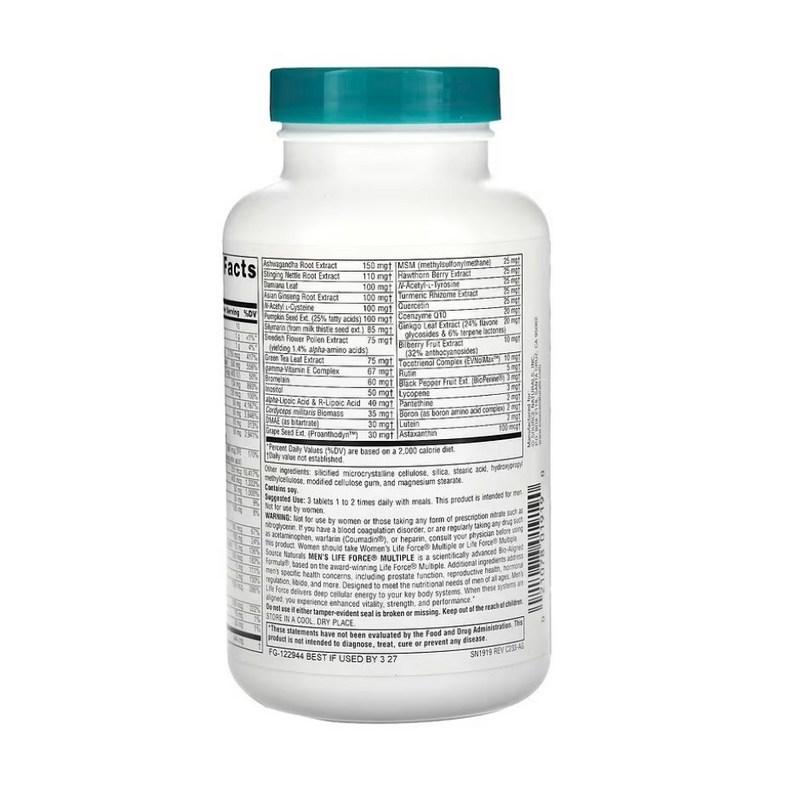 Source Naturals Mens Life Force Multiple 180 таблеток, 90 таблеток, 1 шт.