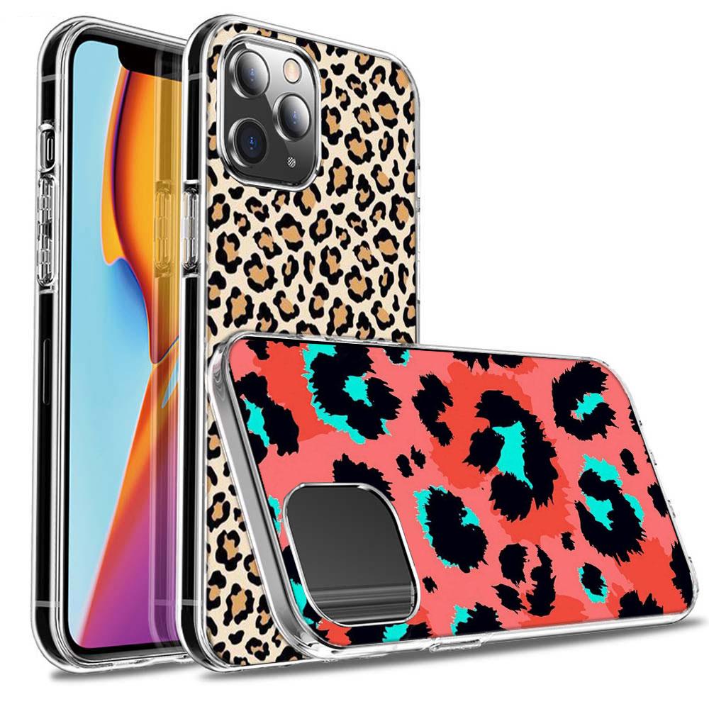 Розовый чехол для телефона с леопардовым принтом для iPhone 16E 15 Pro 14 Plus 17E 16 17 Pro Max Air 11 12 13 Mini Ударопрочный Capa Милый чехол TP
