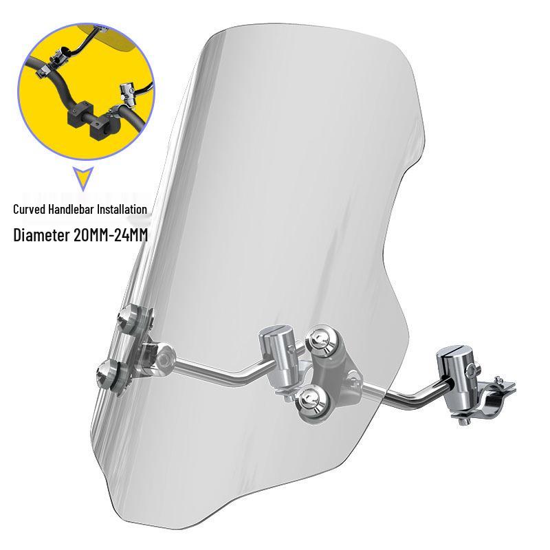 Совместимое ветровое стекло для Haojue DKS, Suzuki, Honda, CB400F, GL и других мотоциклов.
