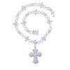 Collar Hop Para Hombre Cross Pendant with Cuban Chain CZ Jewelry Set Ready Stock Bulk