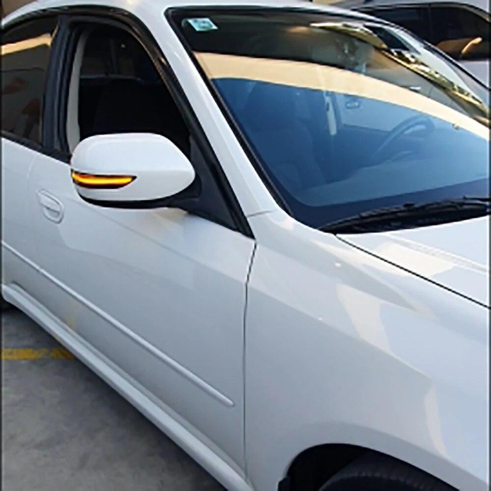 Для Subaru Outback Legacy Forester Tribeca 12 В светодиодные динамические поворотники последовательные указатели поворота индикаторные лампы автомобильные аксессуары 2 шт.