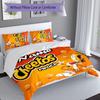 3pcs Custom Name Cheetos Pipoca Set,Includes 1 Duvet Cover and 2 Pillowcases,All-season Bedroom Decor