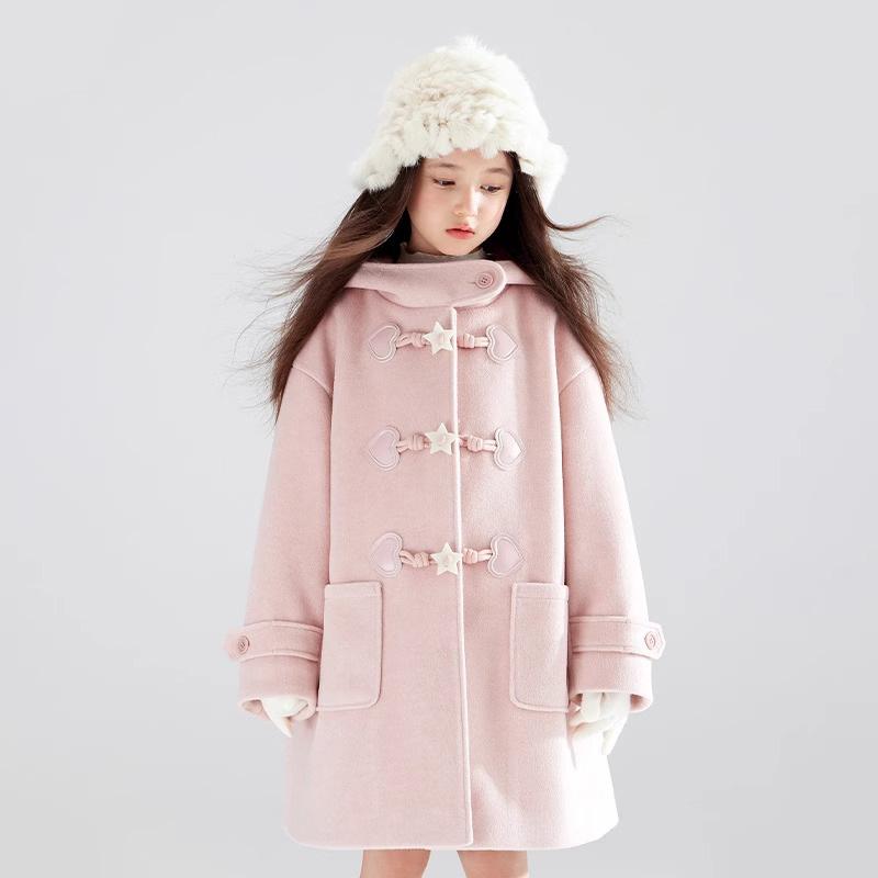 Girls' Coats with Toggle Buttons for Autumn and Winter – Outerwear for Older Girls