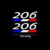 2Pcs, Car Sticker Decal Center Pillar Sticker for Peugeot 3008 5008 2008 106 107 108 205 206 207 208 RCZ 306 307 308 508 406 407