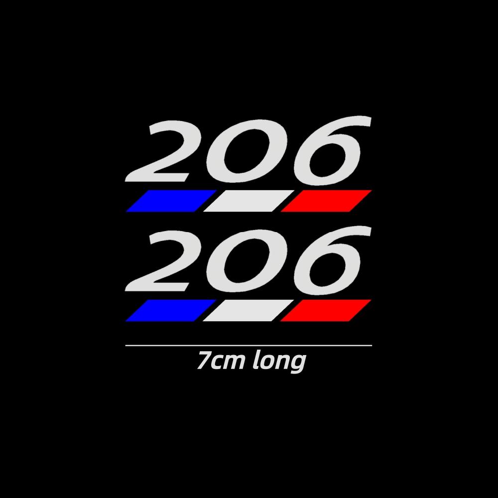 2Pcs, Car Sticker Decal Center Pillar Sticker for Peugeot 3008 5008 2008 106 107 108 205 206 207 208 RCZ 306 307 308 508 406 407