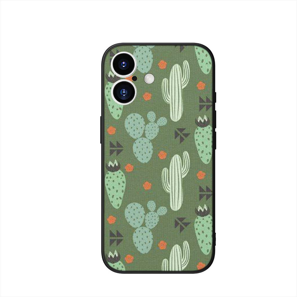 Cactus Leaf Plant Leaves Phone Cover Case for Xiaomi Redmi Note 14 12 13 ProPlus A3 Pro Plus 12C 13C 14C 5G 4G Casing