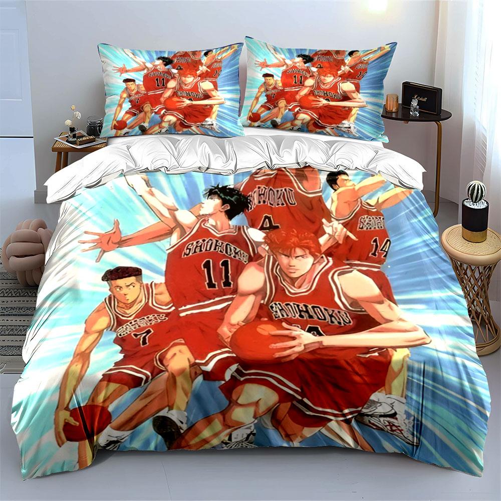 Basketball players with jerseys. Bedding sets Duvet cover sets Duvet covers Pillowcases(1 * Duvet Cover 2 * Pillowcases without duvet insert)