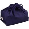Tatsumiya HAKOYA Large Drawstring Bag, Navy Blue, 02457