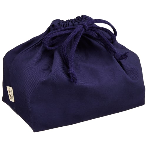 Tatsumiya HAKOYA Large Drawstring Bag, Navy Blue, 02457