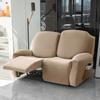 1 2 3 Seater Velvet Recliner Sofa Cover Elastic Split All -Inclusive Sofa Slipcovers Lounge Armchair Covers With Side Pocket