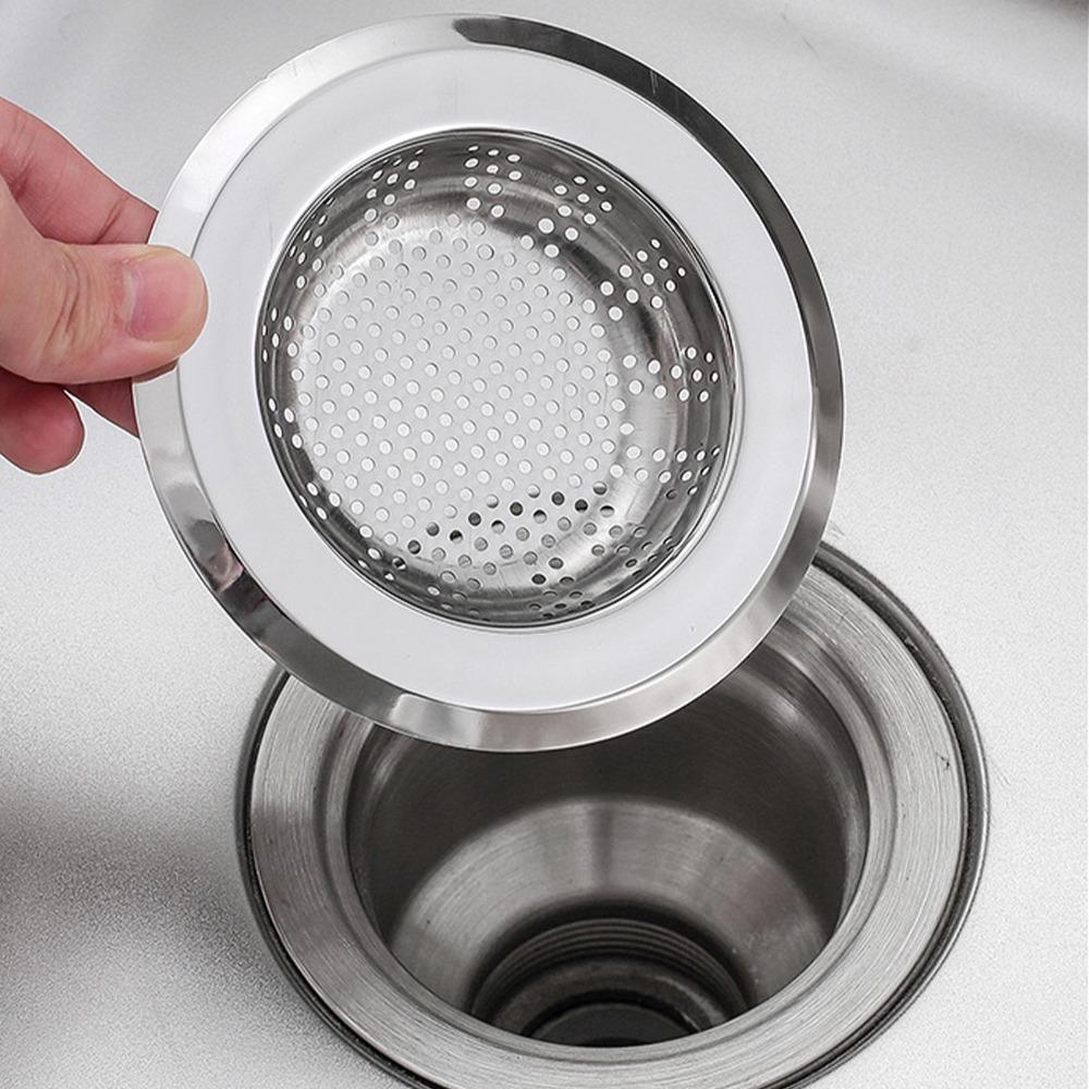 3 Pack Stainless Steel Sink Strainer 4.45 Inch Diameter Sink Drain Strainer  Washing Vegetables