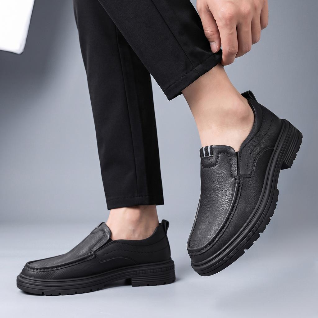 Унисекс кожаная обувь Туфли Smart Casual Для ходьбы В офис Для поездок на работу и путешествий Повседневный Формальный стиль Ежедневная обувь Размеры 37-45