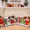 Christmas Wooden Table Decorations Santa Claus Snowman Wooden Table Top Decorations for Christmas Home Party