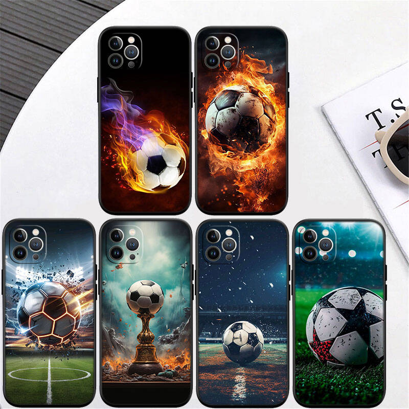 MH59 Чехол для телефона с футбольным мячом для iPhone 7 8 11 12 13 14 15 16 17 16E XS Pro Max XR X SE Air