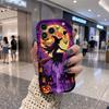 Чехол для телефона с волнистым краем для iPhone 16 15 14 Pro Max 13 12 11 Mini XR XS SE Хэллоуин Летающая ведьма Замок