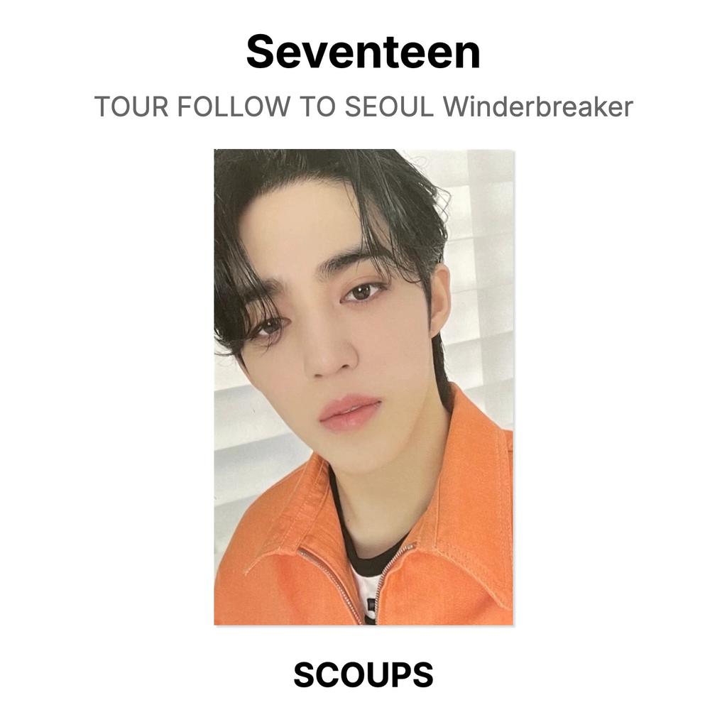 Seventeen Официальная фотокарточка из серии TOUR FOLLOW TO SEOUL, ветровка