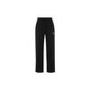 Logo Pattern Embroidered Solid Color Straight Leg Casual Pants Men Bottoms Black J325479-BEH
