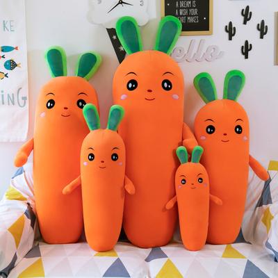 Плюшевая игрушка Кролик Морковь Подушка для сна Милый подарок на день рождения Девочка Тряпичная кукла Кукла для кровати