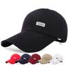 Versatile Baseball Cap With Adjustable Size And Cotton Blend For Spring Wear