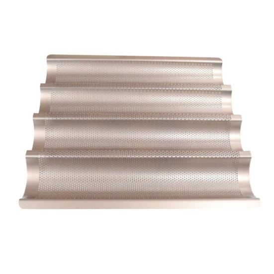 2/3/4 Канавки Антипригарная Перфорированная Форма для Выпечки Багетов Французского Хлеба Противень