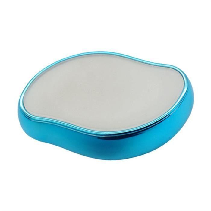 Blue - Physical Epilation Crystal Epilator Rubber Safety Epilator Reusable Easy To Clean Body Bea