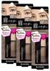 Heavy Rotation Natural Powder Eyebrow 02 Ash Brown Eyebrow Powder with Brush Powder Eyebrow Palette Set of 3 2.3g 3-Color