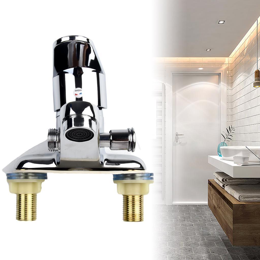 Water Mixer Tap Press Switch Control Single Handle