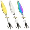 5 шт. Бионические блесны-спиннеры Приманки Набор приманок для ловли форели и окуня Искусственные жесткие металлические спиннеры Набор приманок