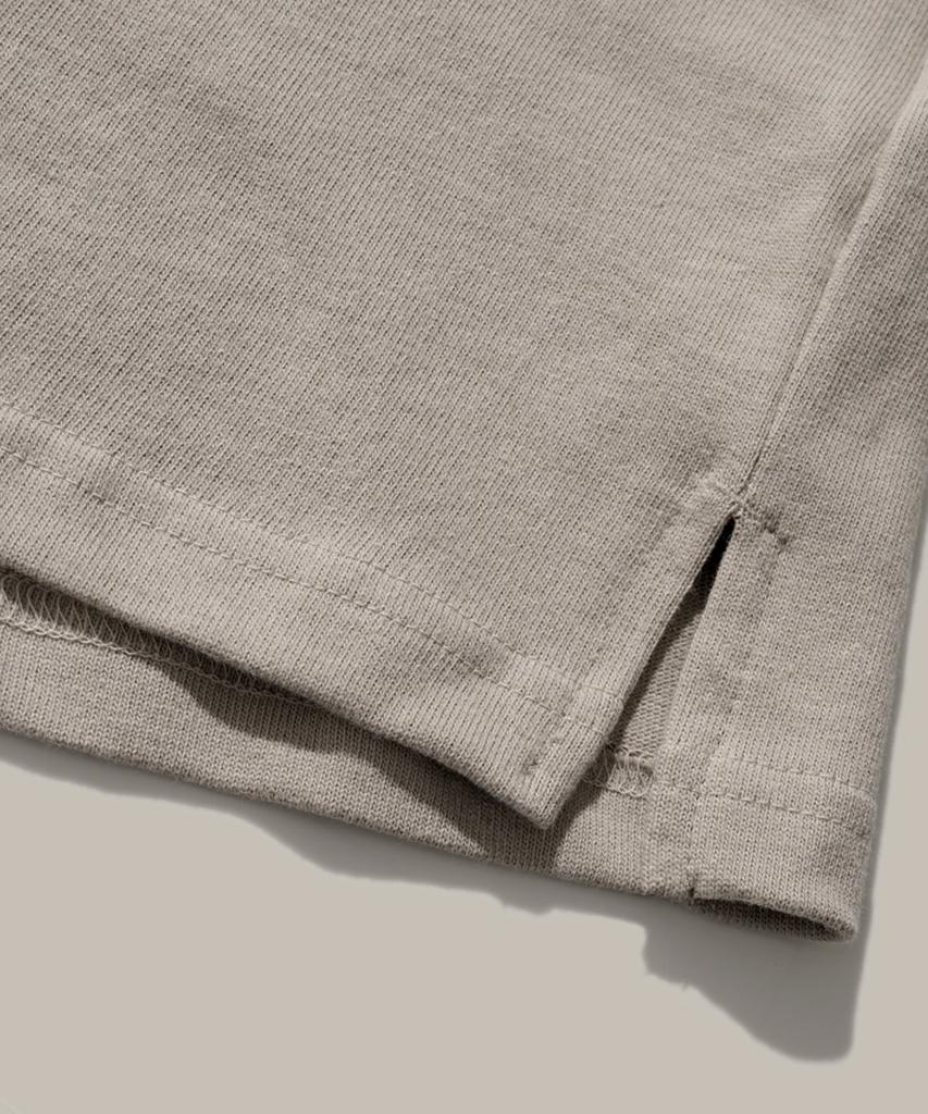 FP142 Mtor Heavy Two-Ply Volume Long Sleeve T-Shirt Taupe Beige Sjlt1508