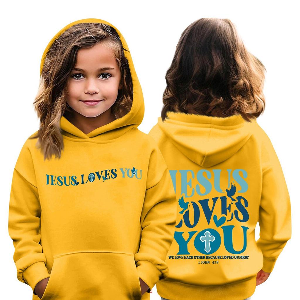 Детская толстовка с капюшоном для мальчиков и девочек, модная принтованная толстовка с длинными рукавами и карманом