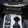 Настоящее Мягкое Углеродное Волокно Для KIA Stinger      Автомобиль с Левым Рулем Наклейка на Ящик для Хранения Рычага Переключения Передач Аксессуары для Интерьера
