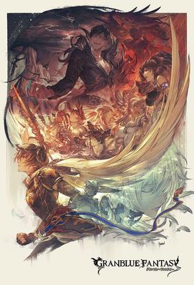 [Сделано в Японии] Пазл Beverly на 1000 деталей Granblue Fantasy 5-я годовщина Ключевой арт (49 х 72) 1000-118