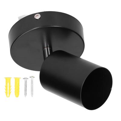 GU10 Spotlight Base Single Head Wrotted Iron Adjustable Track Light Holder для спальни, покупок