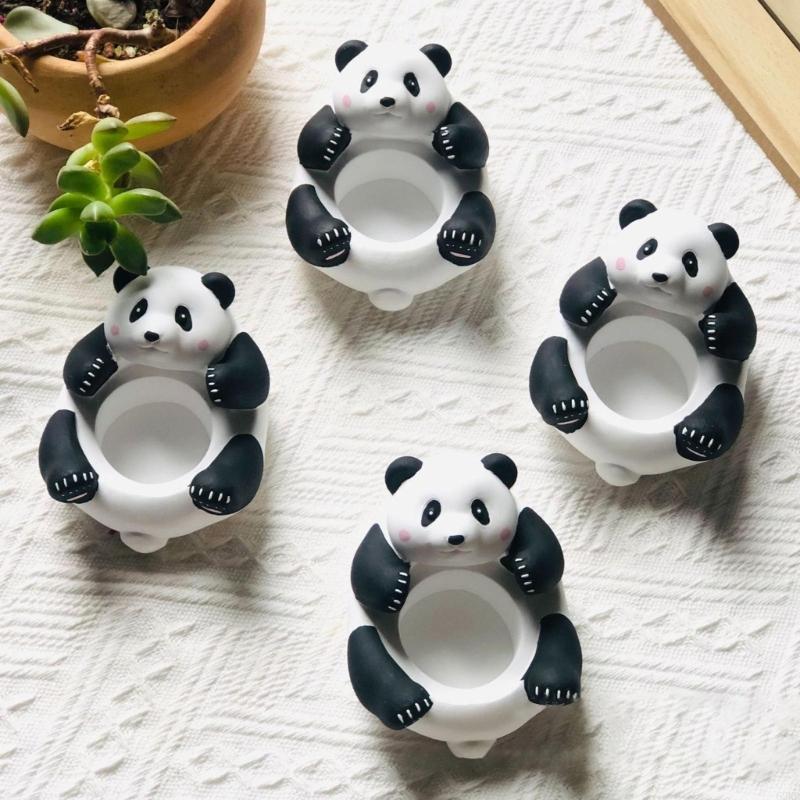 Подсвечник 62KD Panda с тонкой ручной работой для акцента в комнате