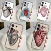 Чехол Anatomical Heart Anatomy для Xiaomi Redmi Note 13 12 10 8 9 11 Pro 12S 10S 11S Redmi 13C 10A 10C 9C 12C Cover