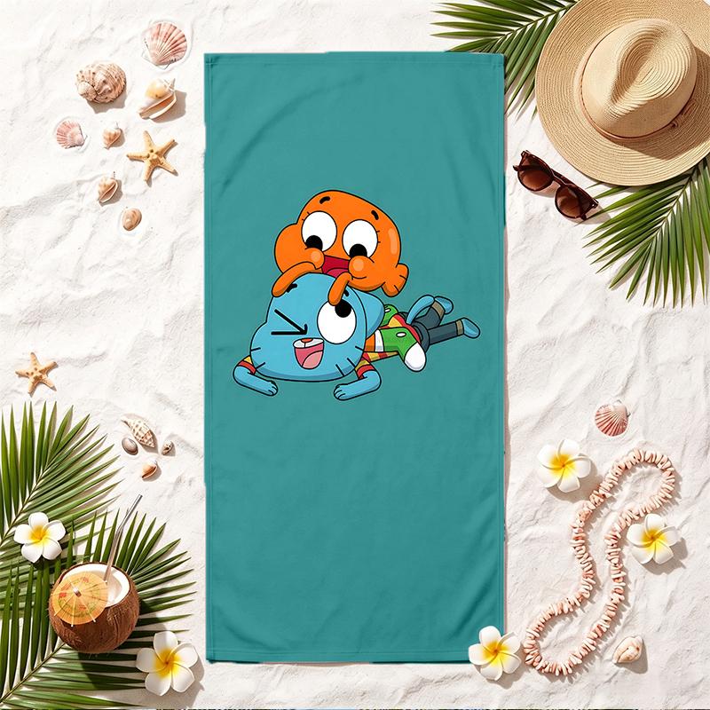 Gumball Soft Beach Towel Stylish Beach Pool Towel for Summer Seaside Vacation Travel