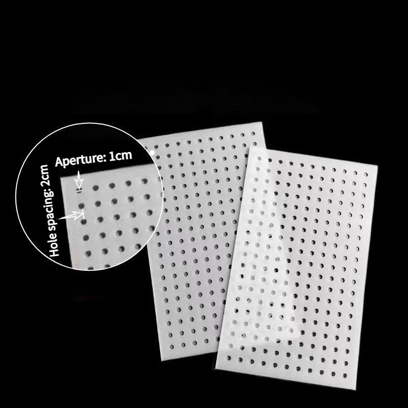 Handmade DIY Special Acrylic Perforated Board White PP Organic Glass Perforated Board Model Making Storage Partition Board Tool Display Storage Rack