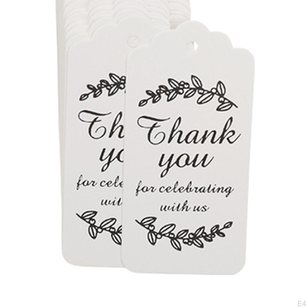 100 шт. подарочных бирок для самостоятельного изготовления украшений из крафт-бумаги, креативные маленькие этикетки на День святого Валентина