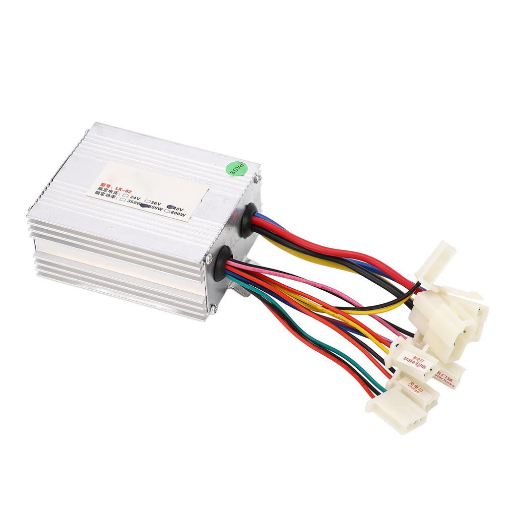 Профессиональный контроллер скорости для щеточного двигателя электровелосипеда, 48 В, 500 Вт, корпус из алюминиевого сплава
